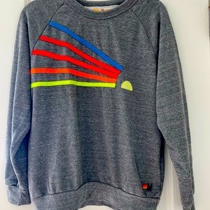 Aviator Nation - Day Dream Crew Neck Sweatshirt - Grey - Medium